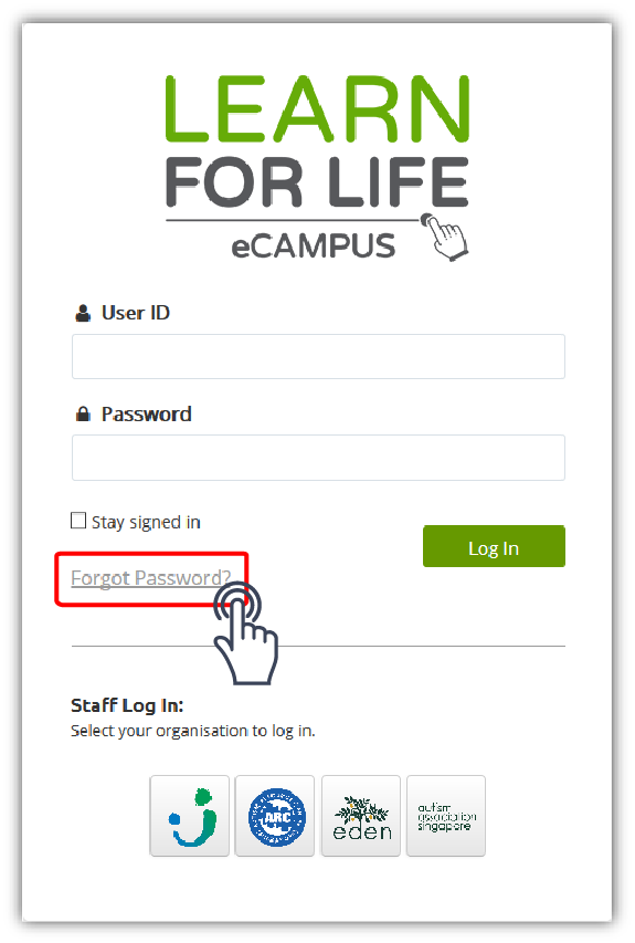 Reset Password Step 1